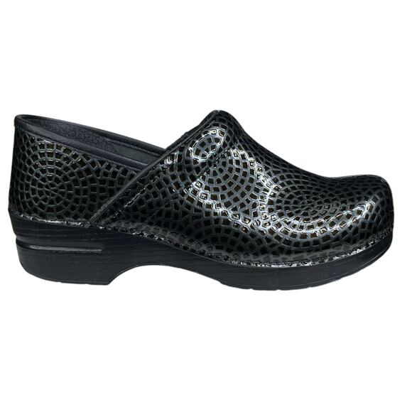Dansko Women’s Professional Grey Black Mosaic Clog Size 40 US 9.5/10 - Picture 1 of 12